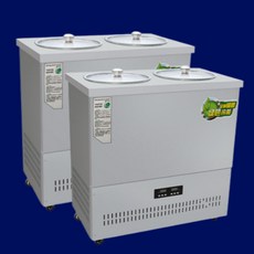  업소용 육수냉장고 냉면 식당 2말 외통 살얼음 식혜 물회 동치미 수정과 냉각기 스텐, 쌍통(대형), 스텐육수통 10L(기본형) 