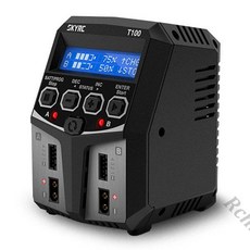 SKYRC T100 듀얼밸런스충전기 리포인산철배터리충전기, 단품