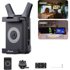 액순 씨네뷰 나노 무선 비디오 송신기 , 5G HDMI 1080p 송신 시스템 60fps ≤ 0.06s 지연 시간 500ft 범위 1DSLR용 TX4RX App 컨트롤 RS2R, 1개