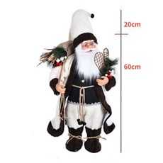 크리스마스 트리 장식 9060cm 큰 크기 레드 산타 클로스 장난감 선물 빨간 인형, 21) 60cm, 1개