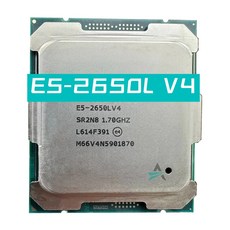 E5-2650LV4 Xeon E5 2650LV4 14 코어 35MB SmtCache E5-2650L V4 FCLGA2011-3, 한개옵션0