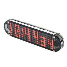 전자시계시간맞추기DS3231 다기능 알람 시계 LED 도트 매트릭스 애니메이션 효과 DIY 키트 선물 드롭 쇼핑