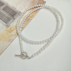 진주토글바목걸이