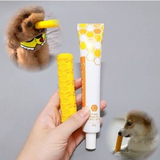 벨로펫 허니콤 브러쉬 소형 중형세트, 브러쉬 세트, 중형 브러쉬+덴탈케어 치약, 1개