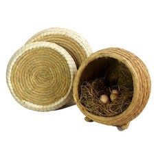 닭둥지 부화장 알둥지 밀짚 양계장 조류산란장 이동식, 1개, 40cm 전복방지 (1.5kg이내 사용)