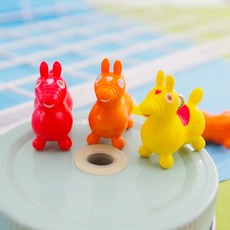 피규어 로디 컬러 뜀틀 인형 모형 일품 벌크 장난감 만들기 미니 망아지, 01 붉은색, 01 2.6x2.8CM