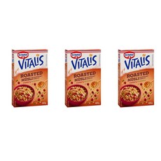 (독일직배) 닥터오트커 비탈리스 로스티드 뮤즐리 크랜베리 호박씨 시리얼 450g 3팩 Dr Oetker Vitalis Roasted Muesli Cranberry Pumpkin S, 3개