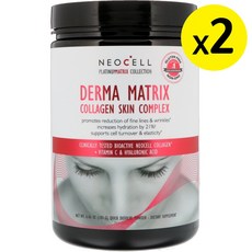 [미국직구]Neocell 더마 매트릭스(Derma Matrix) 콜라겐 스킨 컴플렉스 6.46oz (183g) 2개, 상세설명참조, 선택