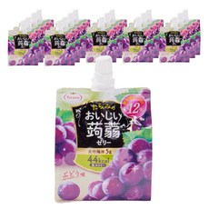 타라미 맛있는 곤약 젤리 포도 맛, 150g, 18개