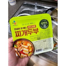 행복한콩 양념이잘배는찌개두부 300g, 10개