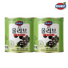 [기타브랜드] 리치스 블랙 올리브 홀 3kg x 2개
