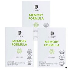 니오라 메모리포뮬러 뇌영양제 3박스 (700mg x 30정)<사은품>프리미엄칫솔증정, 30정, 3개” width=”90″ height=”90″><span class=