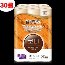 코디 웰빙황토 30M X 30롤, 1개, 30개입