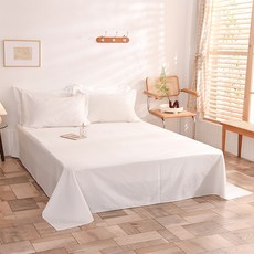 호텔식 매트리스 커버 화이트 플랫시트 플랫시트 침대커버 흰색시트 침대시트 화이트시트