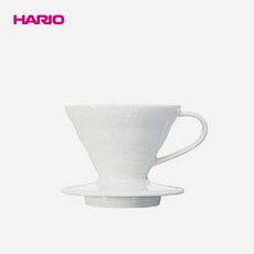 [천삼백케이] [로프트샵] 하리오V60 도자기 드리퍼 01 화이트(VDC-01W), 단품