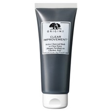 오리진스 클리어 임프루브먼트 마스크 Origins Clear Improvement 액티브 차콜 모공 팩 2.5oz(75ml), 1개