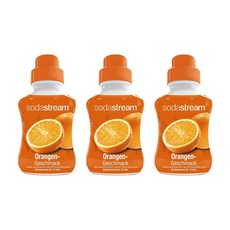 SodaStream Syrup 독일 소다스트림 오렌지 탄산수 시럽 500ml 3팩, 3개