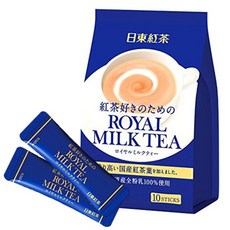 일본 닛토 홍차 로얄 밀크티 스틱 10개입 6팩, 140g, 1개
