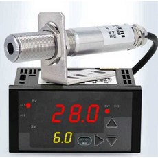 비접촉식 온도 송신기 산업용 고정밀 프로브 측정센서, 1개, 0-1000 / 4-20mA
