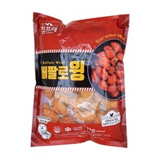 참프레 버팔로윙 1kg 닭날개 치킨, 1개