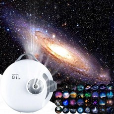 플라네타리움 천체투영 별빛 은하계 천문관 프로젝터 별이 빛나는 하늘 야간 조명 블루투스 음악 별 프로젝터 램프 어린이 침실 장식 32 in 1, 1)32 in 1 Bluetooth - Usb plug