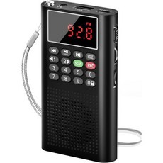 Jazmm 워크맨 카세트 테이프 플레이어 미니 디지털 FM 라디오 휴대용 소형 트랜지스터 의 수신 기능을 갖춘 포켓 레코더가있는 700mAh 충전식 SD 카드 USB MP3 재