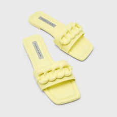 찰스앤키스 샌들 플랫 슬리퍼 옐로우 그린 카멜 블랙 봄 여름 CK1-70380982 트렌드존