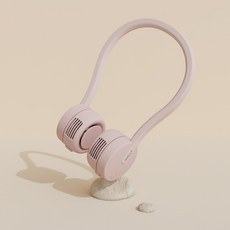앱코 오엘라 넥밴드 선풍기 휴대용 ON-NF01, 핑크