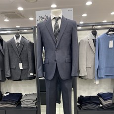 본 비지니스 캐주얼 슬림핏 캐주얼 정장 셋업
