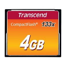 트랜센드 CF 133x 메모리카드 TS1GCF133, 4GB, 1개 - transcendinformationts-hub2k