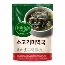 CJ 비비고 소고기 미역국 500g 10개