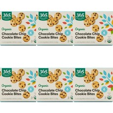 365 Whole Foods Market Chocolate Chip Cookie Bites 홀푸드마켓 초콜릿 칩 쿠키 바이트, 6개, 179g