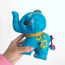 태국 코끼리 인형 장난감 풍수 마사지 선물 길조 여행 소품 장식 귀여운