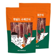 펫쉴드 강아지 수제간식 오리 안심 그릴드저키, 1, 100g+100g