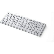 Microsoft Designer Compact Keyboard 마이크로소프트 무선 블루투스 키보드, 화이트, ms 디자이너 컴팩트