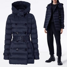 20FW 여성 아니스톤 벨트 패딩자켓 블루 8033453
