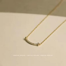 스마일실버목걸이