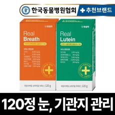 펫생각 강아지 기관지 눈 눈물 영양제 루테인 백내장 녹내장 눈노화 시력저하 기침 협착증 면역력 호흡기 보조제 2종세트, 1개 - 펫생각