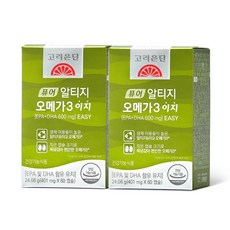 고려은단 퓨어 알티지 rTG 오메가3 이지 60캡슐, 60캡슐 X 2개(2개월분)