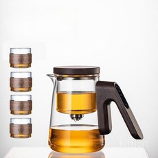 굿즈컴바인 스토어 마그네틱 타이머 주전자, A. 타이머 주전자 450ml (글라스 4개 제공), 4개
