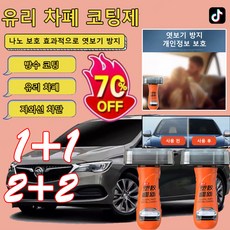 1+1 나노 보호 유리 차폐 코팅제 자동차 유원키트, 4개