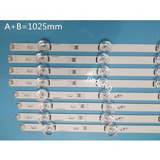 [해외] 100% LED 백라이트 바 어레이 LG 49 인치 TV 49LB5550 49LF5500 INNOTEK DRT 3.0 49 &QUOT;A/B 유형 6916L-1944A, 상세내용표시