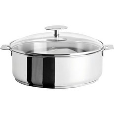 크리스틴 카스텔린 소테 팬 5쿼트 실버, 5 quart