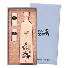 선운산복분자주흥진 사각도자기복분자주세트 16도 700ml