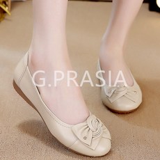 여성 가죽 펌프스 빅 사이즈 여자 단화