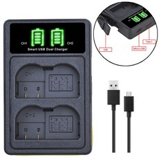 2280mAh EN-EL15C 리튬 이온 카메라 배터리 니콘 Z5 Z6 II Z7 Z7II D600, 02 1 charger, 02 1 charger, 1개
