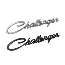 Challenger 포인트 엠블럼 크롬, 1개