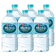 백산수 1리터x6개, 상세페이지 참조, 1L