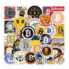 노트북 문구용 비트코인 스티커 리브레타 오토바이 스크랩북 용품 자동차 방수 Kscraft 10 PCs 50PCs, 10Pcs-Random