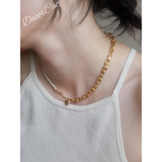 14k밥풀진주목걸이